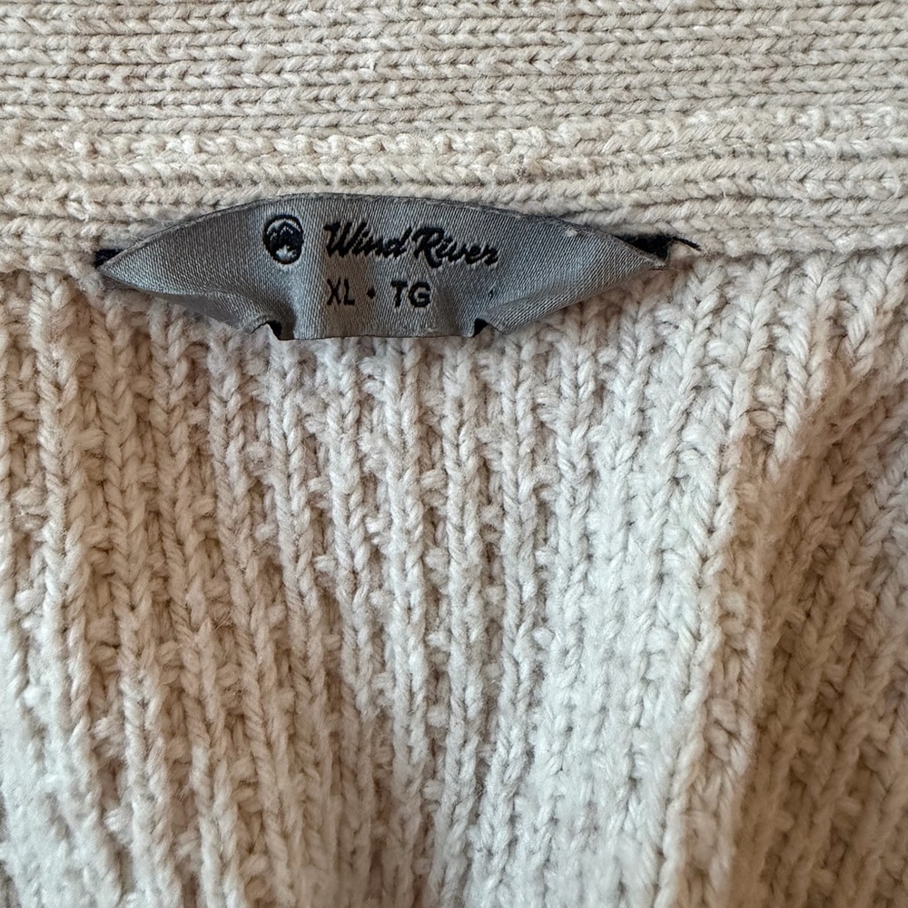 Elegant Knit Button-Up Cardigan - Beige - Picture 4 of 5